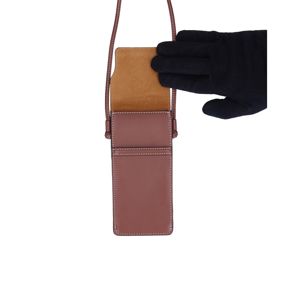 CELINE AVA (MEDIUM) HANDBAG MADE OF TRIOMPHE CANVAS AND CALF LEATHER