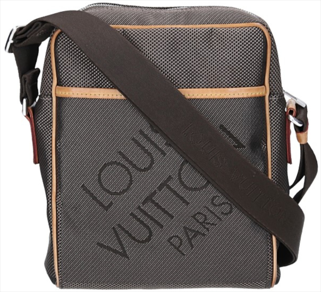 LOUIS VUITTON CITADIN NM UMHÄNGETASCHE AUS DAMIER GÉANT CANVAS IN TERRE (M93224)