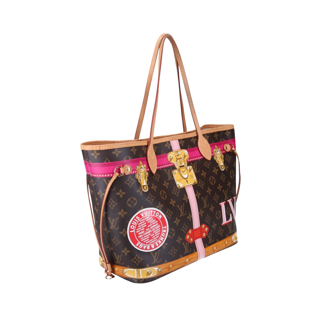 LOUIS VUITTON NEVERFULL MM SCHULTERTASCHE AUS MONOGRAM TRUNKS CANVAS (M41390)