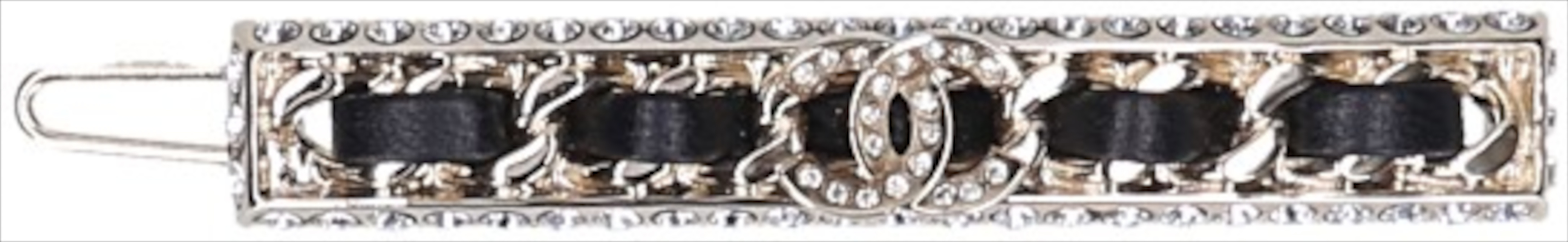 CHANEL HAARSPANGE AUS GOLDFARBENEM METALL