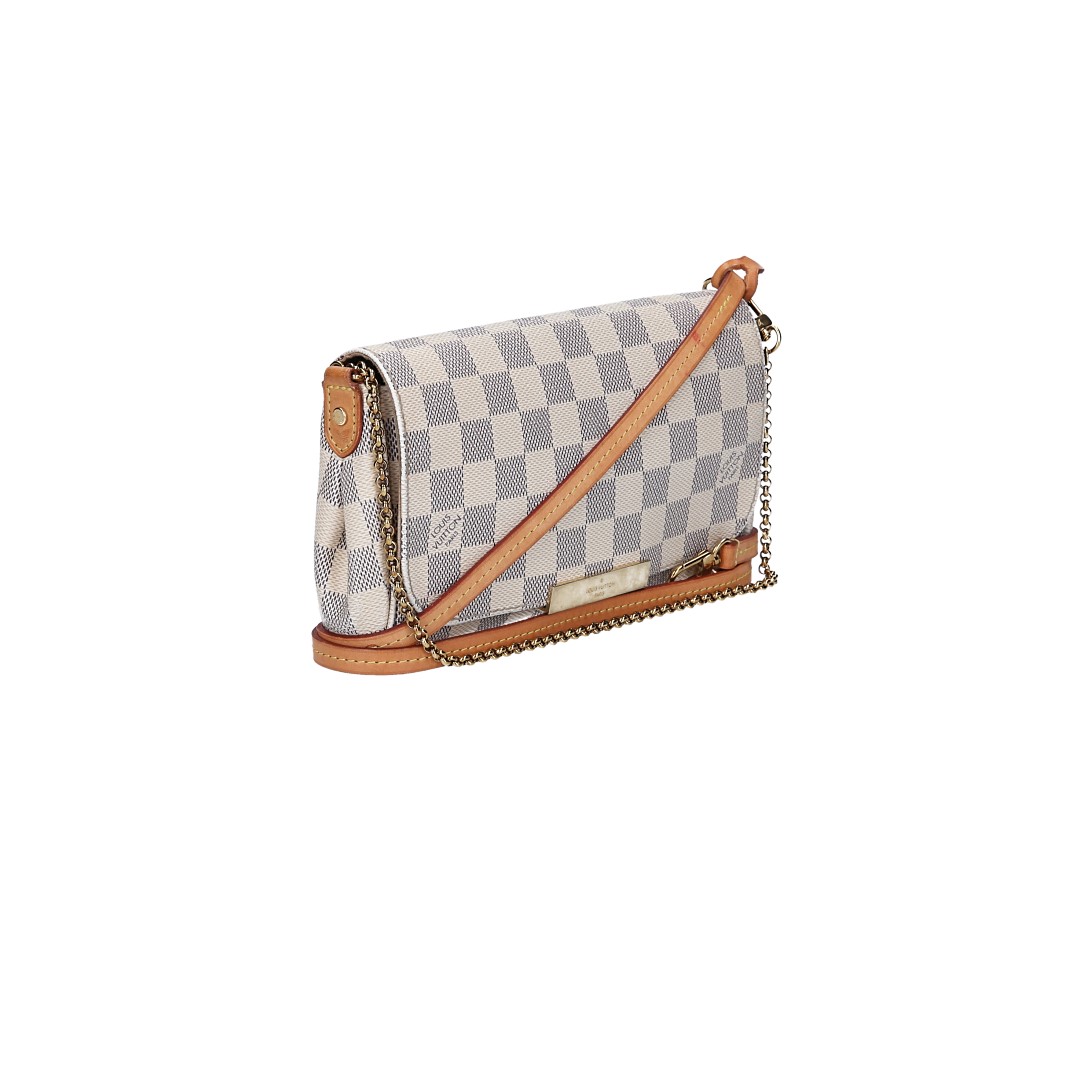 LOUIS VUITTON FAVORITE PM HANDTASCHE AUS DAMIER AZUR CANVAS (N41277)