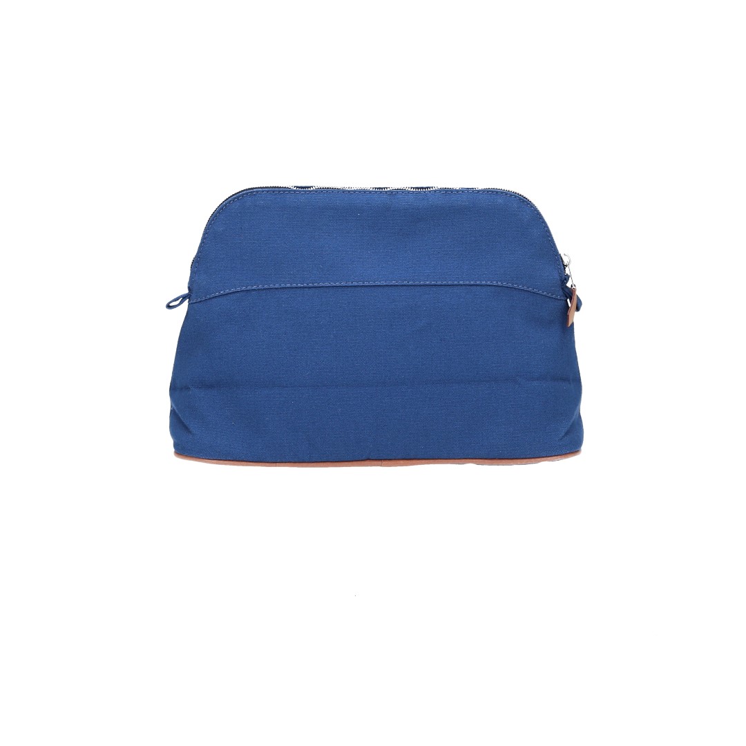 HERMÈS BOLIDE MINI MODELL CLUTCH TASCHE AUS BAUMWOLLE