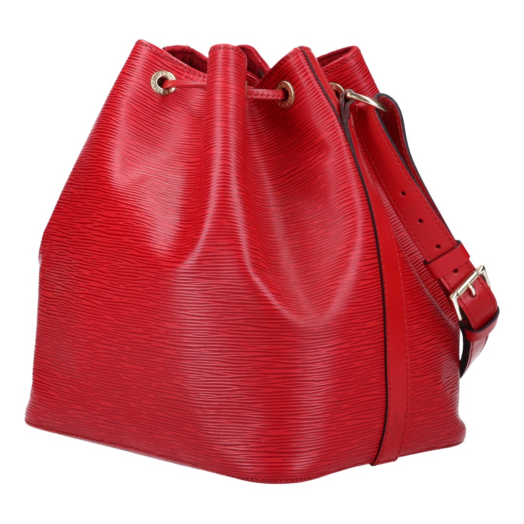 41501-Louis-Vuittonn-Noe-Epi-Leder_2D_0006 LOUIS VUITTON NOÉ PETIT MODEL SCHULTERTASCHE AUS EPI LEDER IN CASTILLIAN ROT (M43077)