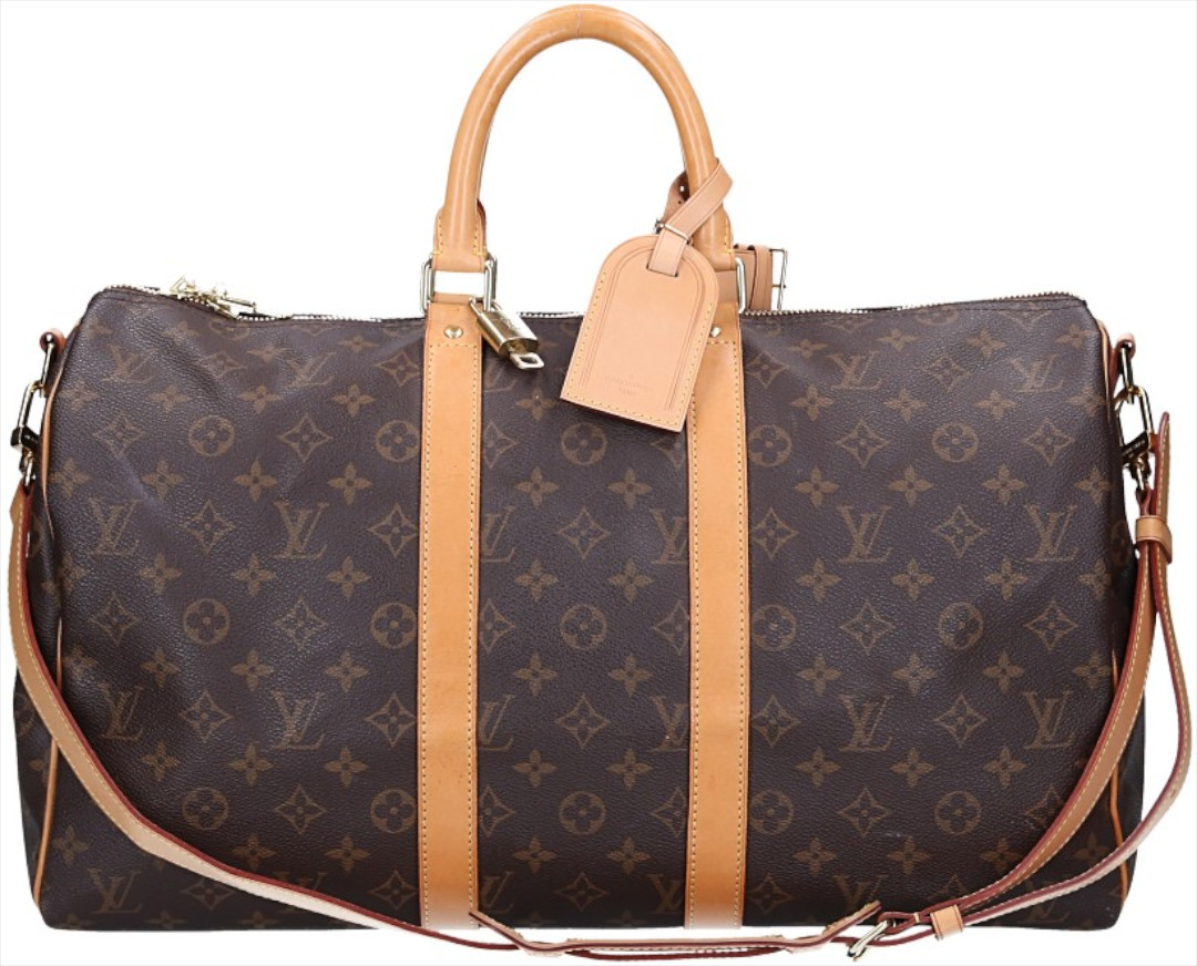 LOUIS VUITTON KEEPALL 45 REISETASCHE AUS MONOGRAM CANVAS MIT SCHULTERRIEMEN (M41418)