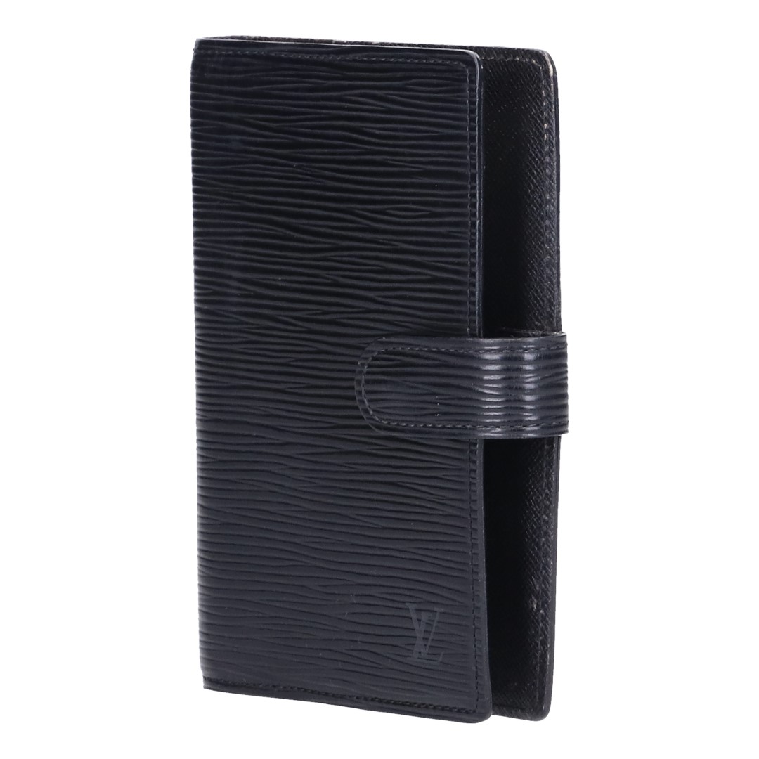 40585-Louis-Vuitton-Agenda-Epi-Scwarz_2D_0002 LOUIS VUITTON AGENDA FONCTIONNEL PM AUS EPI LEDER IN KOURIL SCHWARZ