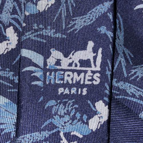 HERMÈS KRAWATTE AUS SEIDE '502 IA'