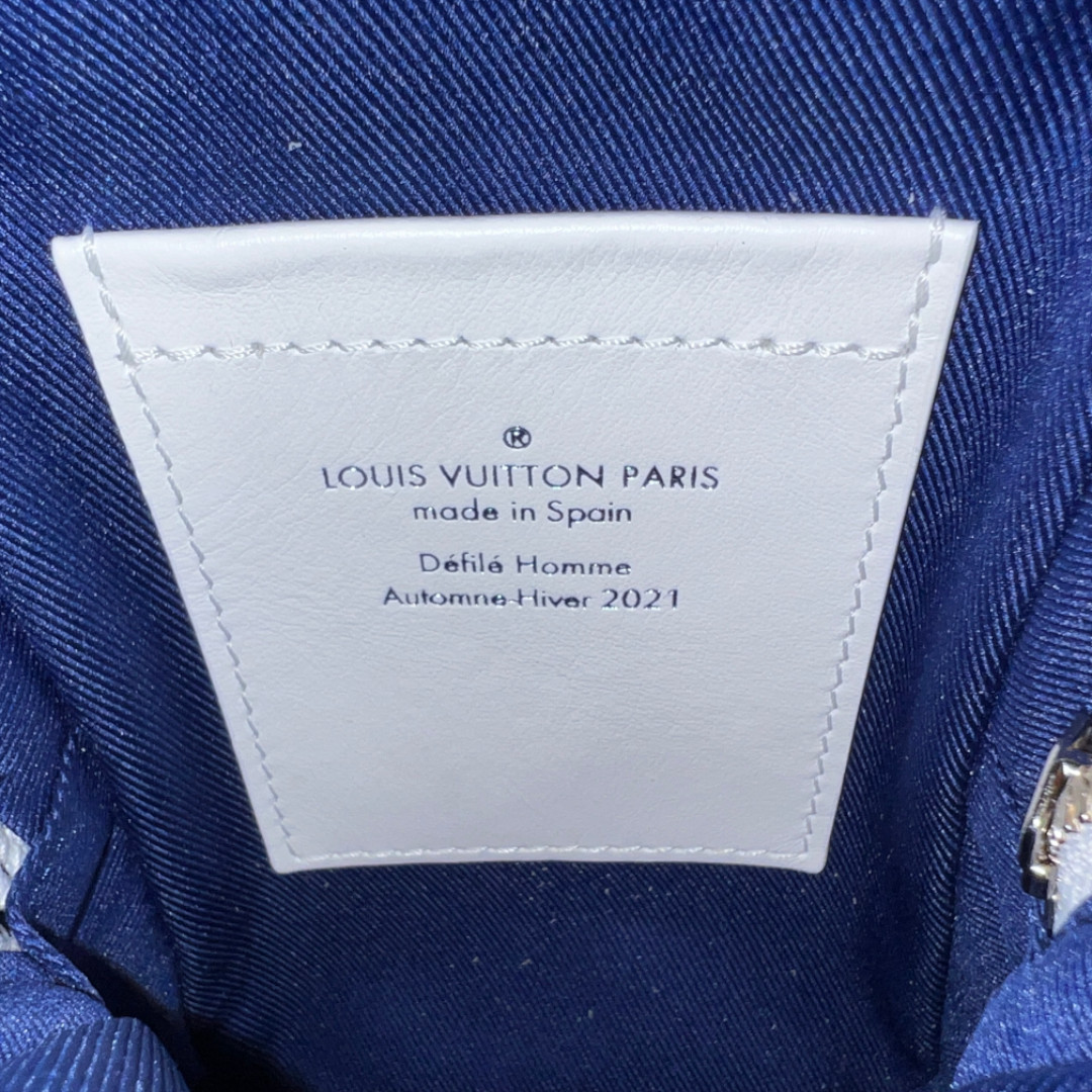 LOUIS VUITTON DANUBE PPM UMHÄNGETASCHE AUS EVERYDAY LV KALBSLEDER IN BLAU (M45893)