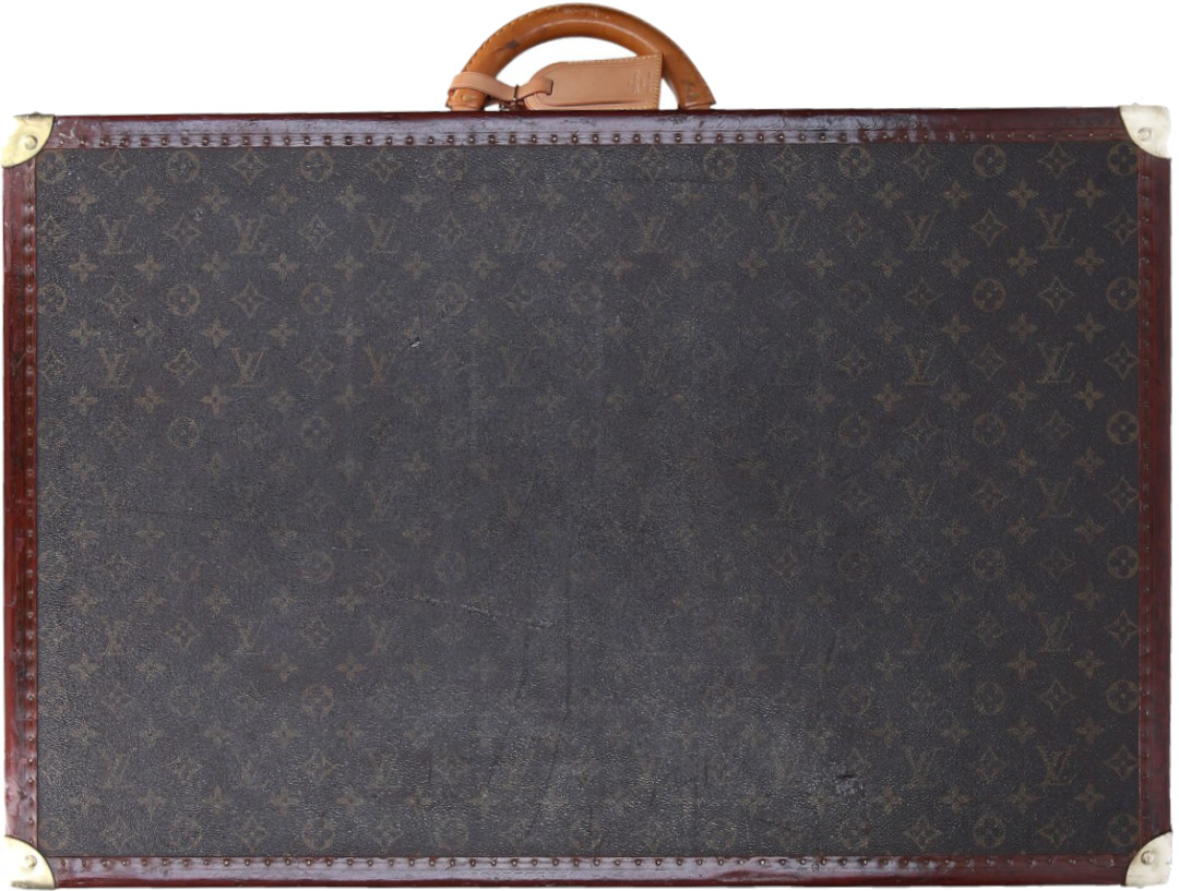 46671-Louis-Vuitton-Koffer-Monogram_2D_0009 LOUIS VUITTON BISTEN 70 KOFFER AUS MONOGRAM CANVAS (M21324)