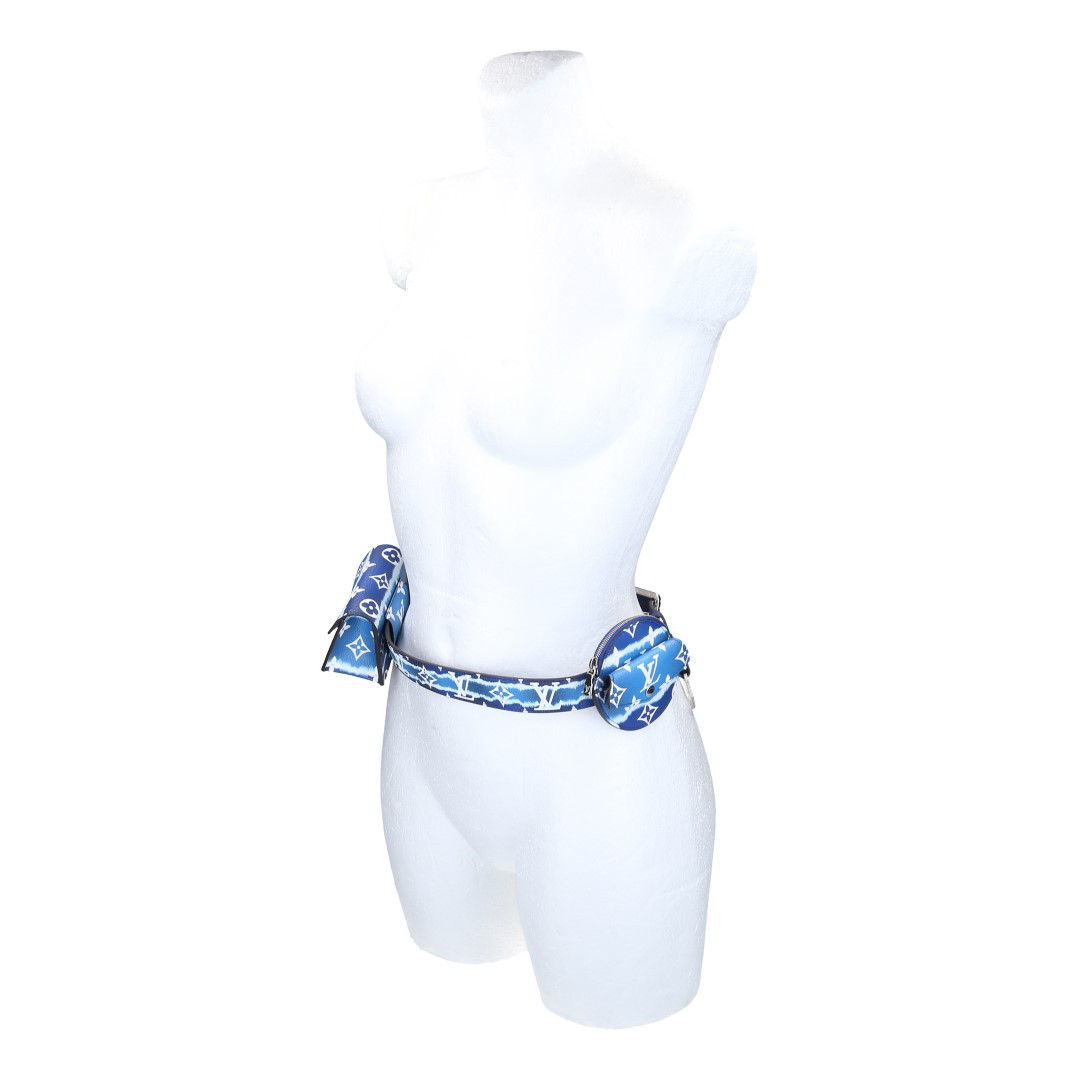 45381-Louis-Vuitton-G-rtel_2D_0002 LOUIS VUITTON DAILY MULTI POCKET GÜRTELTASCHE AUS MONOGRAM ESCALE CANVAS (M0253W)