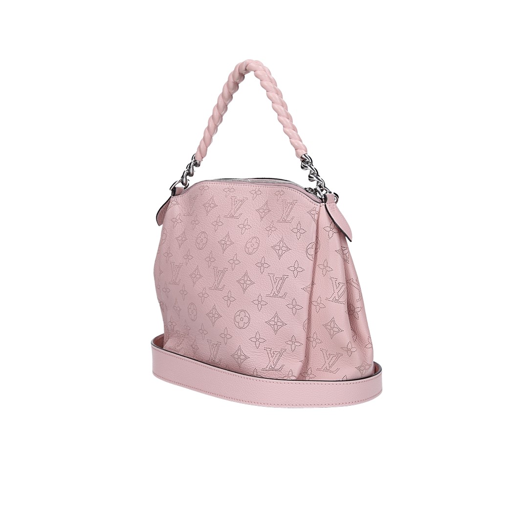LOUIS VUITTON BABYLONE CHAIN BB HANDTASCHE AUS MONOGRAM MAHINA LEDER IN MAGNOLIA (M51219)
