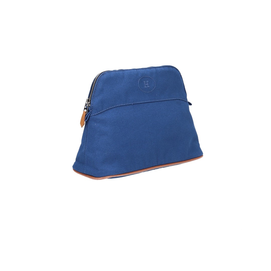 HERMÈS BOLIDE MINI MODELL CLUTCH TASCHE AUS BAUMWOLLE