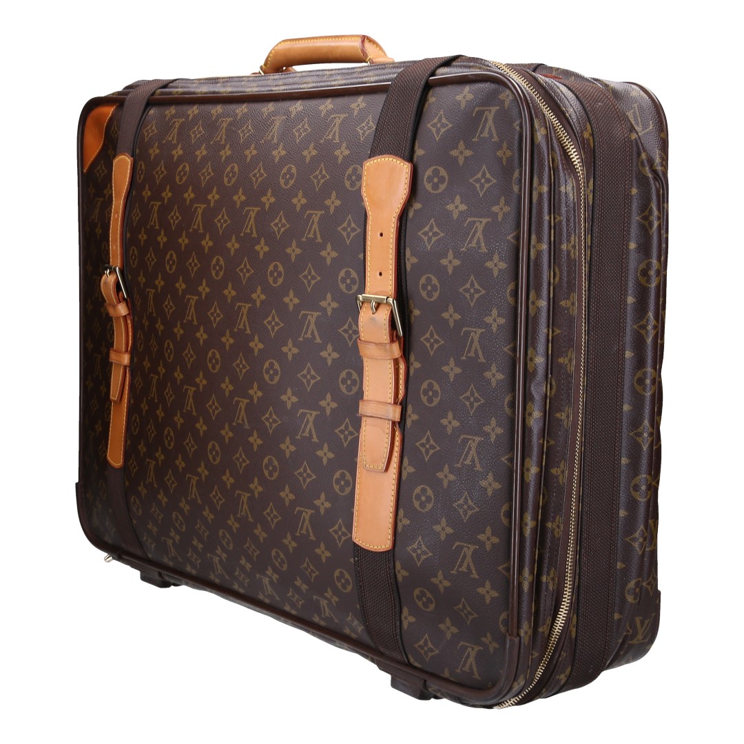 45662-Louis-Vuitton-Koffer-Monogram-Canvas_2D_0004 LOUS VUITTON SATELLITE 65 REISETASCHE AUS MONOGRAM CANVAS (M23352)