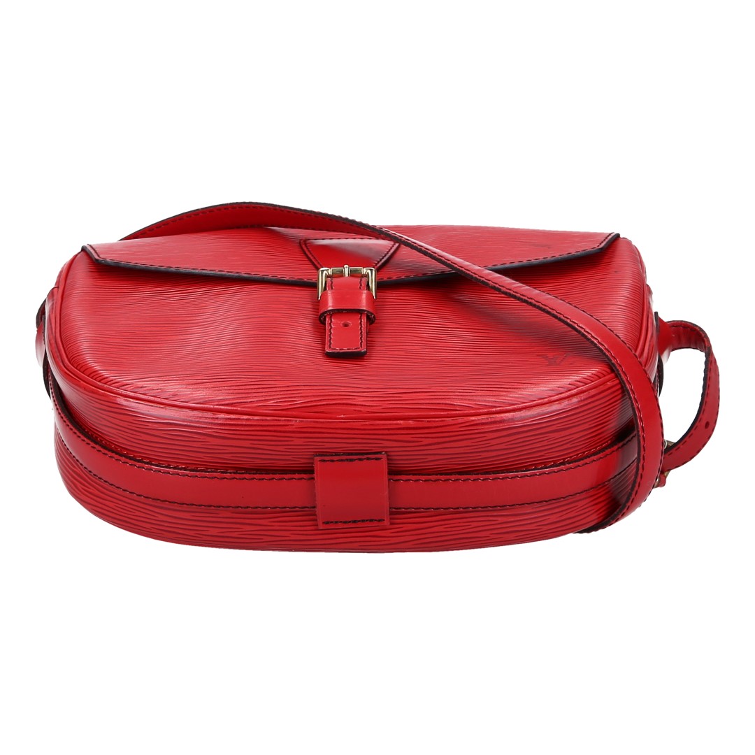 LOUIS VUITTON JEUNE FILLE UMHÄNGETASCHE AUS EPI LEDER IN CASTILLIAN ROT (M52157)