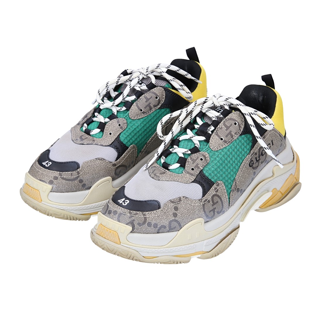 GUCCI X BALENCIAGA TRIPLE S MEN SNEAKER SCHUHE GR. 43