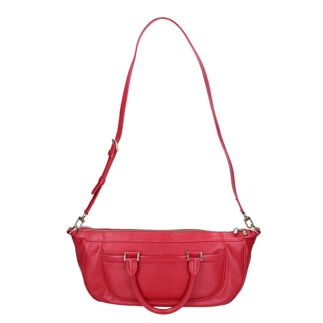 LOUIS VUITTON DHANURA MM HENKELTASCHE AUS EPI LEDER IN ROUGE (M5910E)