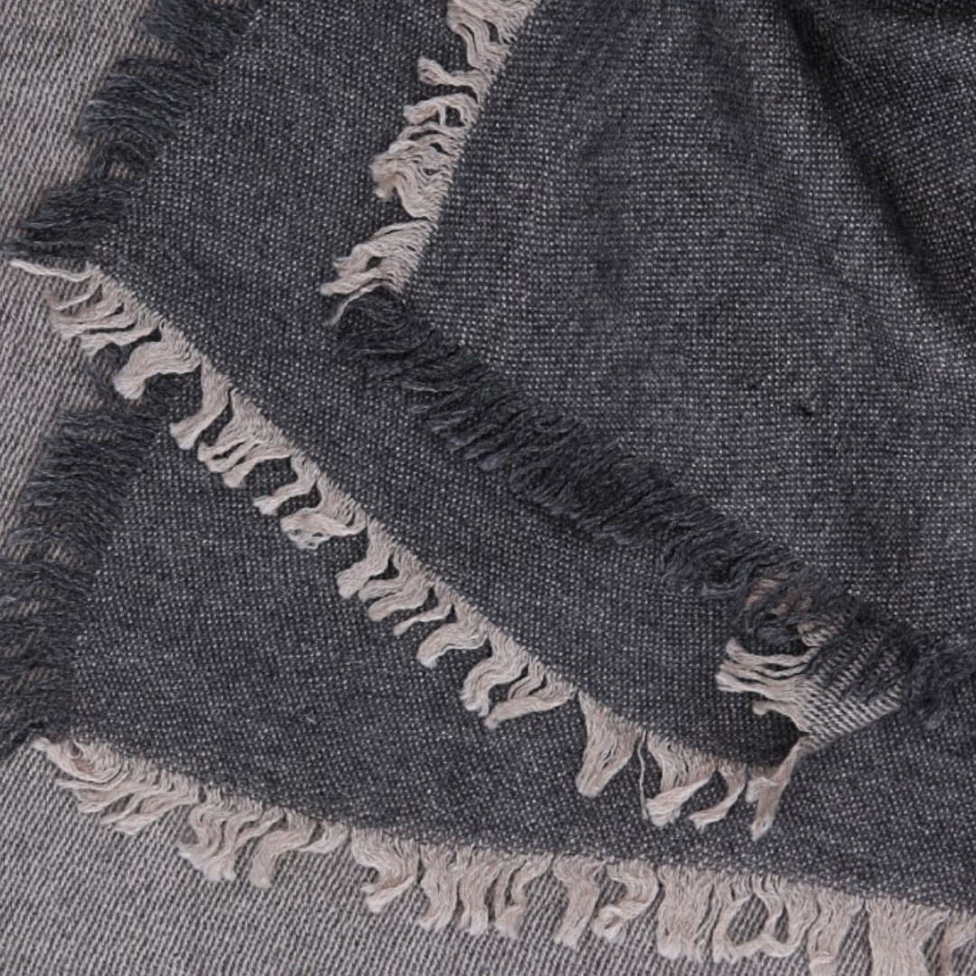 48821_Schal_Chanel_2D_0006 CHANEL TUCH 210 x 75 CM STOLA AUS KASCHMIR UND SEIDE