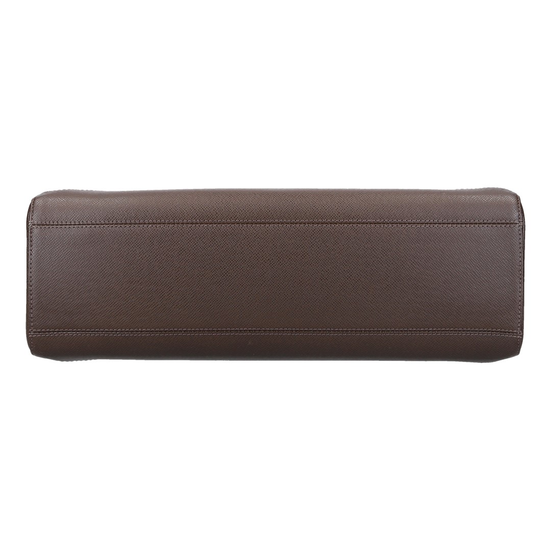 LOUIS VUITTON KASBEK GM HENKELTASCHE AUS TAIGA LEDER IN GRIZZLI (M31018)