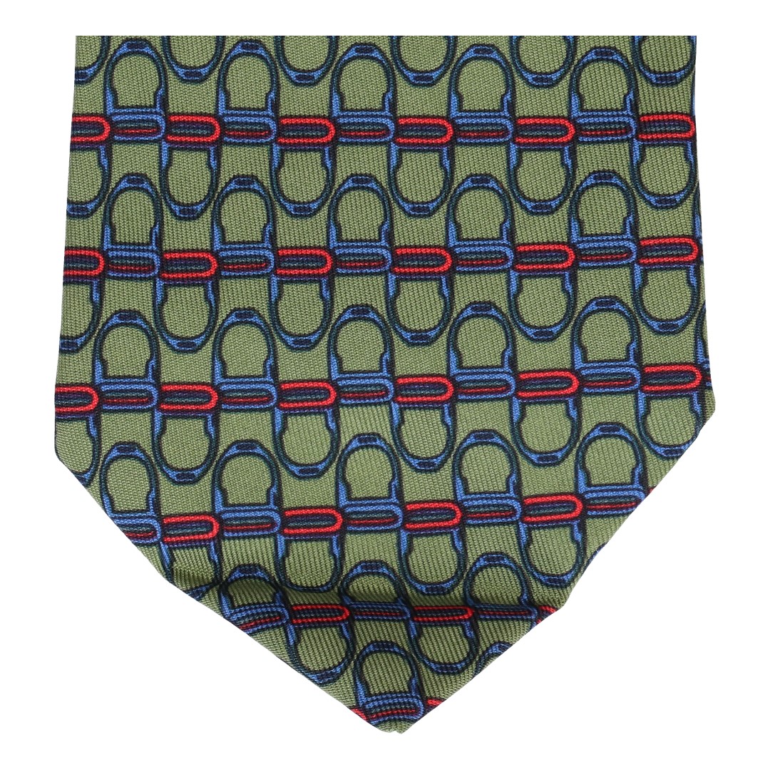 42334-Hermes-Krawatte_2D_0001 HERMÈS KRAWATTE AUS SEIDE '909HA'