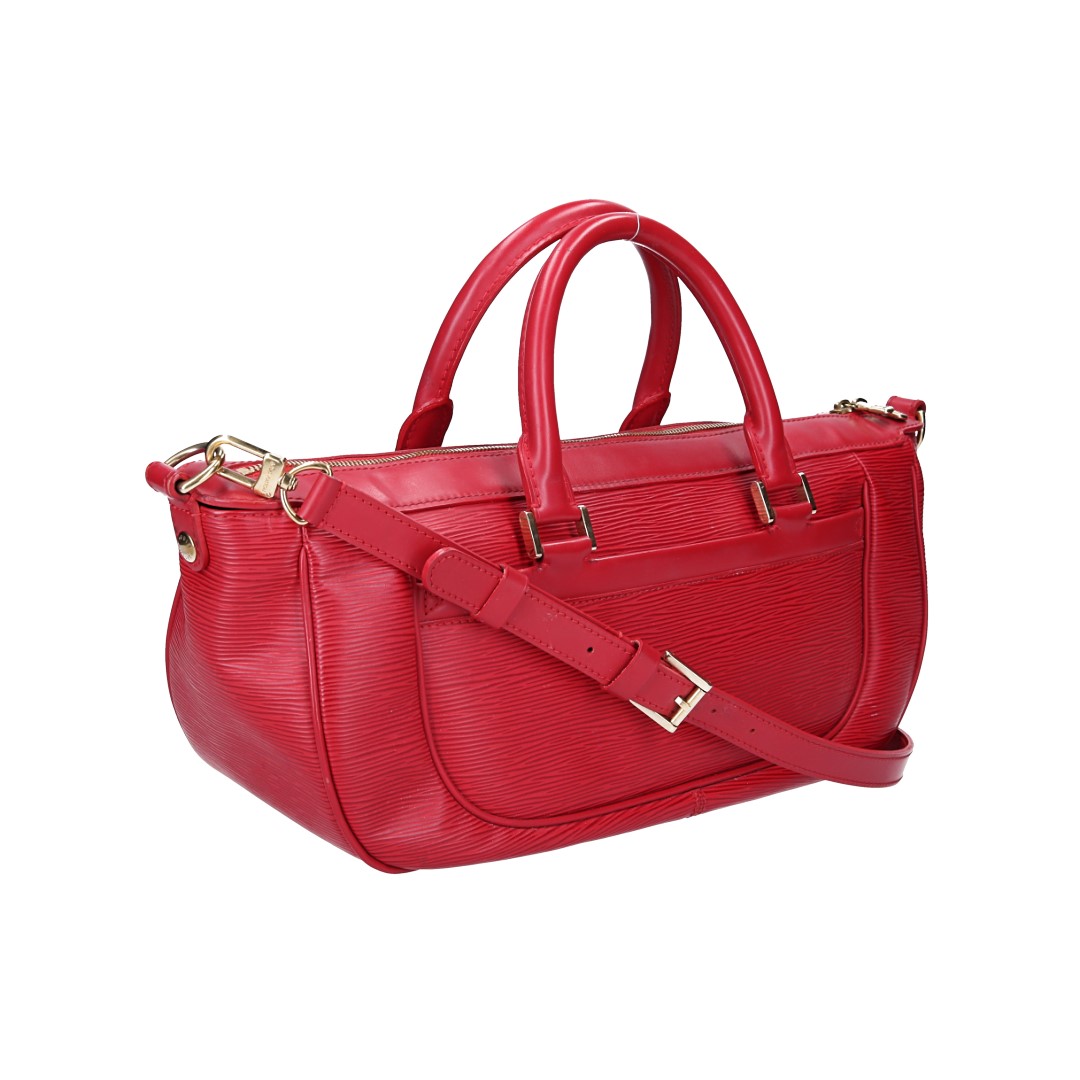 LOUIS VUITTON DHANURA MM HENKELTASCHE AUS EPI LEDER IN ROUGE (M5910E)