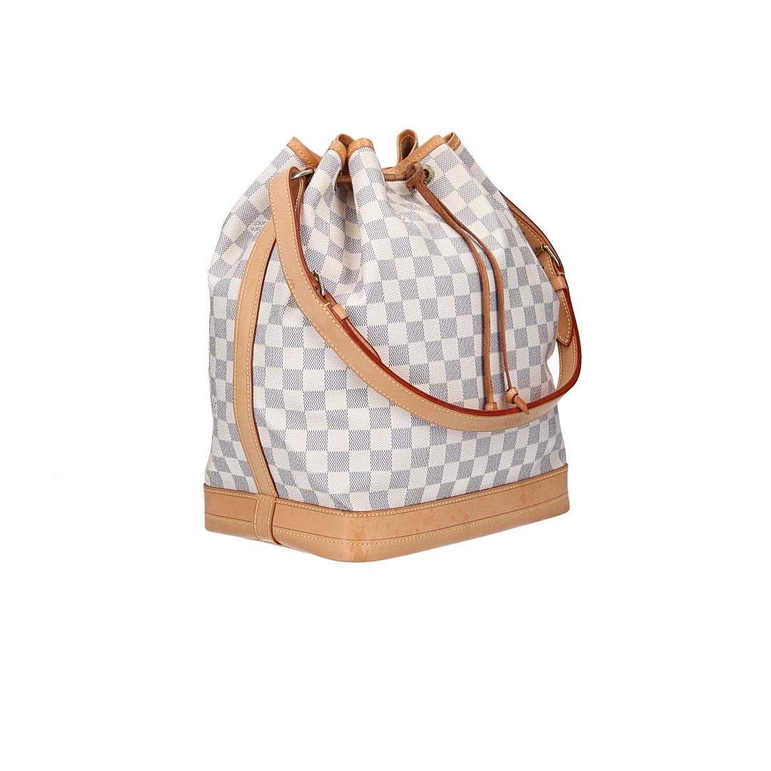 LOUIS VUITTON NOE GM SCHULTERTASCHE AUS DAMIER AZUR CANVAS (N42222)