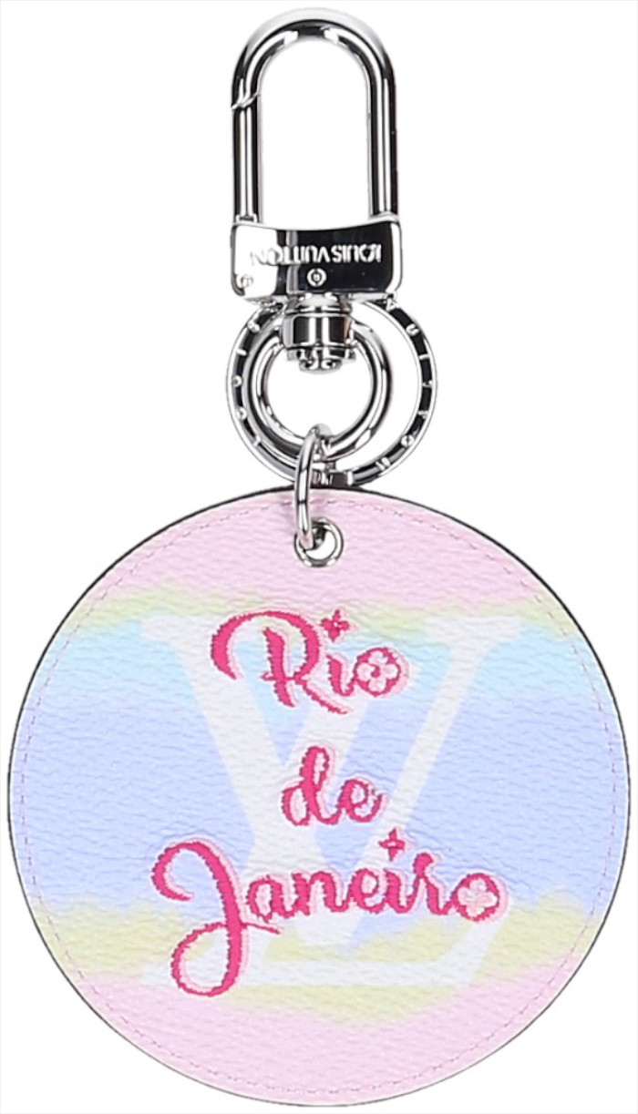 Louis Vuitton Keychain & Bag Charm 'Illustre' in Monogram Escale Canvas (M69355)