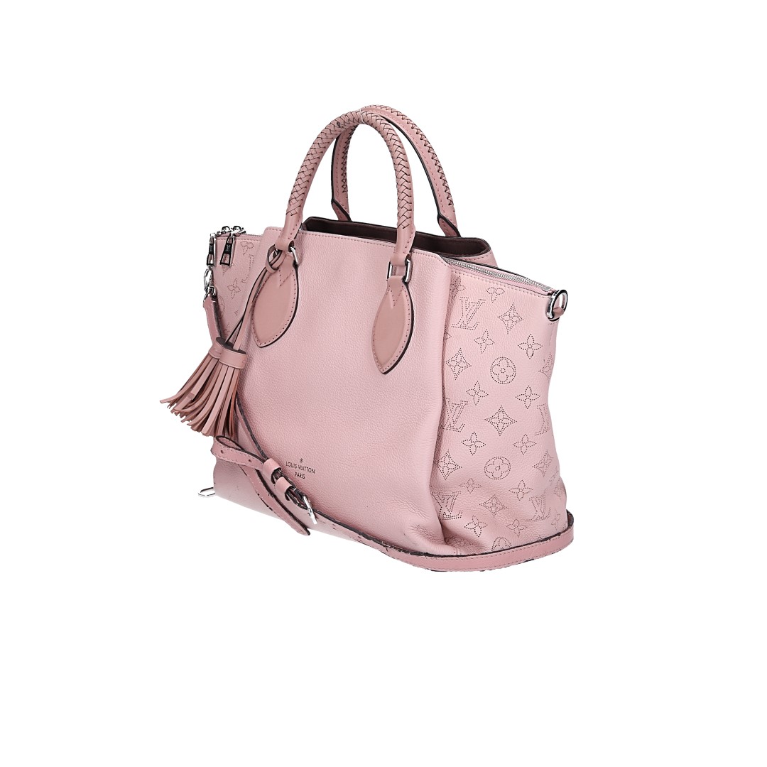 LOUIS VUITTON HAUMEA HANDTASCHE AUS MONOGRAM MAHINA LEDER IN MAGNOLIA (M55030)