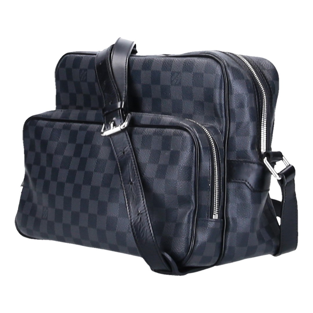 44985-LV-Henkeltasche-Damier-Graphite_2D_0002 LOUIS VUITTON IEOH UMHÄNGETASCHE AUS DAMIER GRAPHITE CANVAS (N41446)