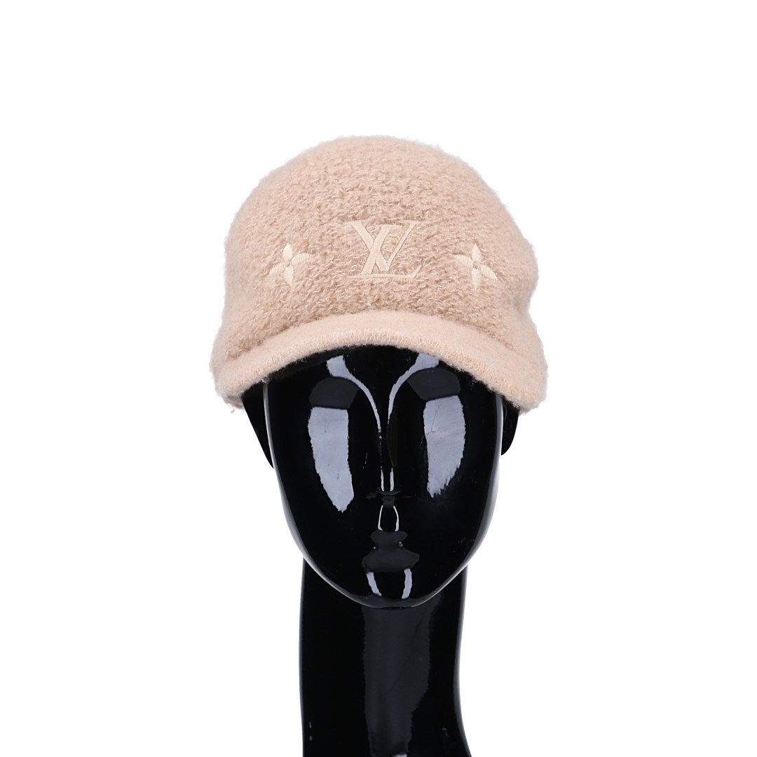 HERMÈS CAP - 'MILES CDS' COTTON BASEBALL CAP IN ANTIQUE/BLACK SIZE 60