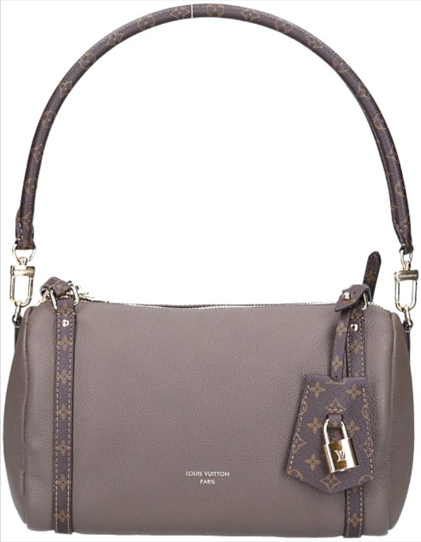 LOUIS VUITTON EXPRESS PM HANDTASCHE AUS KALBSLEDER UND MONOGRAM CANVAS IN SMOKE (M26360)