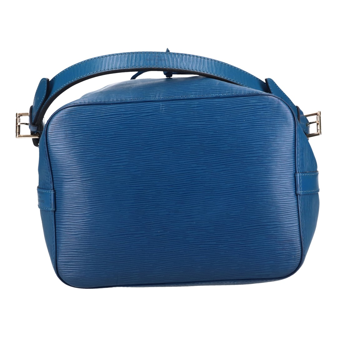 LOUIS VUITTON NOÉ PETIT MODEL SCHULTERTASCHE AUS EPI LEDER IN TOLEDO BLAU (M44105)