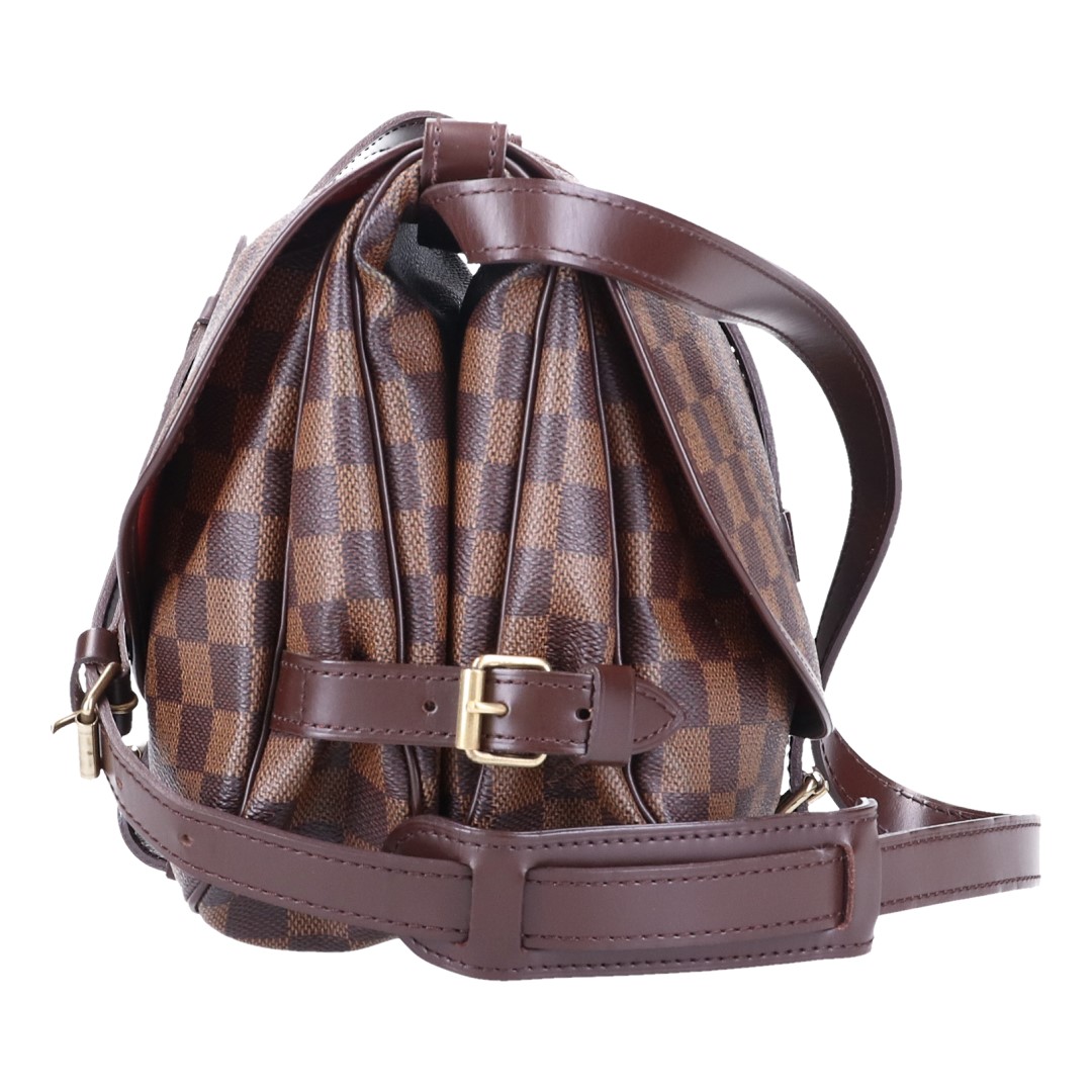 44036-Louis-Vuitton-Umh-ngetasche-Damier_2D_0004 LOUIS VUITTON SAUMUR 30 UMHÄNGETASCHE AUS DAMIER EBENE CANVAS (N48081)
