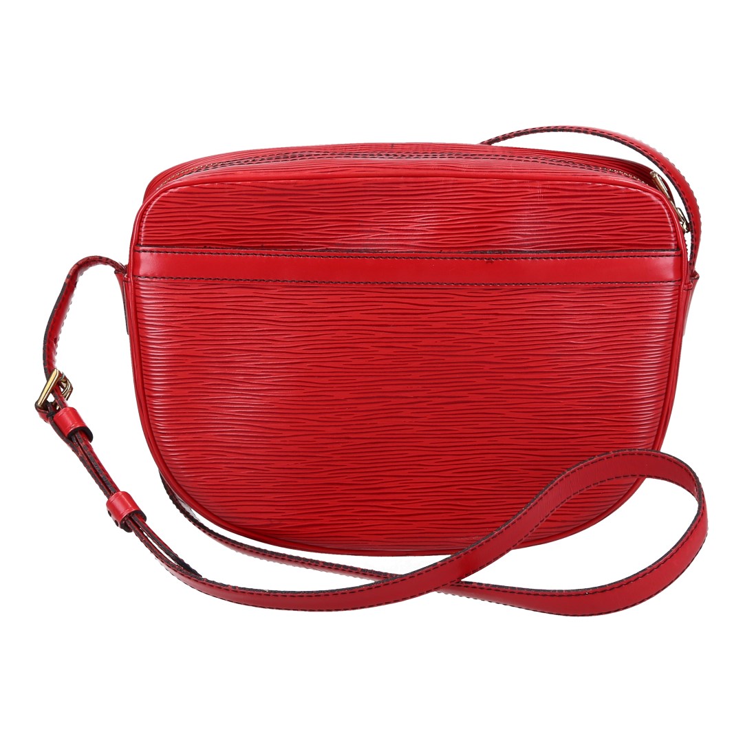 LOUIS VUITTON JEUNE FILLE UMHÄNGETASCHE AUS EPI LEDER IN CASTILLIAN ROT (M52157)