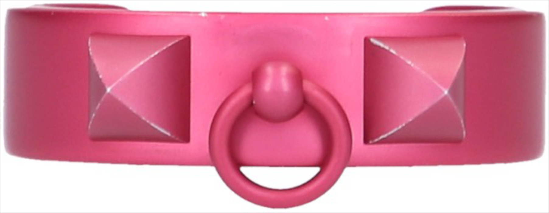 HERMÈS MANSCHETTEN-ARMREIF 'MEDOR' AUS METALL IN ROSE COUTURE GR. T2