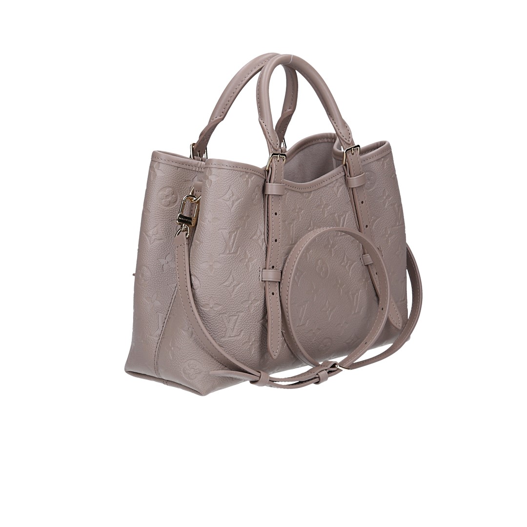 LOUIS VUITTON BABYLONE TOTE PM HANDTASCHE AUS MONOGRAM EMPREINTE LEDER IN GALET (M11463)