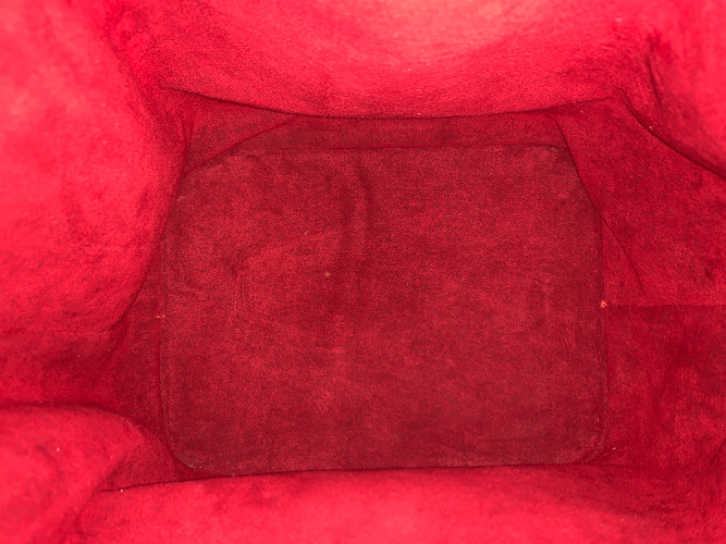 41501-02 LOUIS VUITTON NOÉ PETIT MODEL SCHULTERTASCHE AUS EPI LEDER IN CASTILLIAN ROT (M43077)