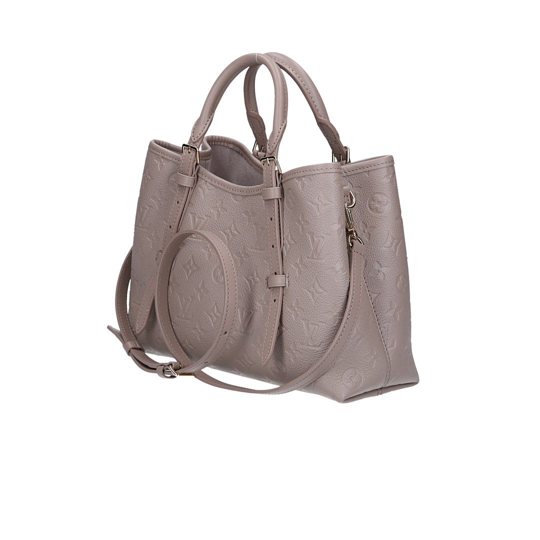 LOUIS VUITTON BABYLONE TOTE PM HANDTASCHE AUS MONOGRAM EMPREINTE LEDER IN GALET (M11463)