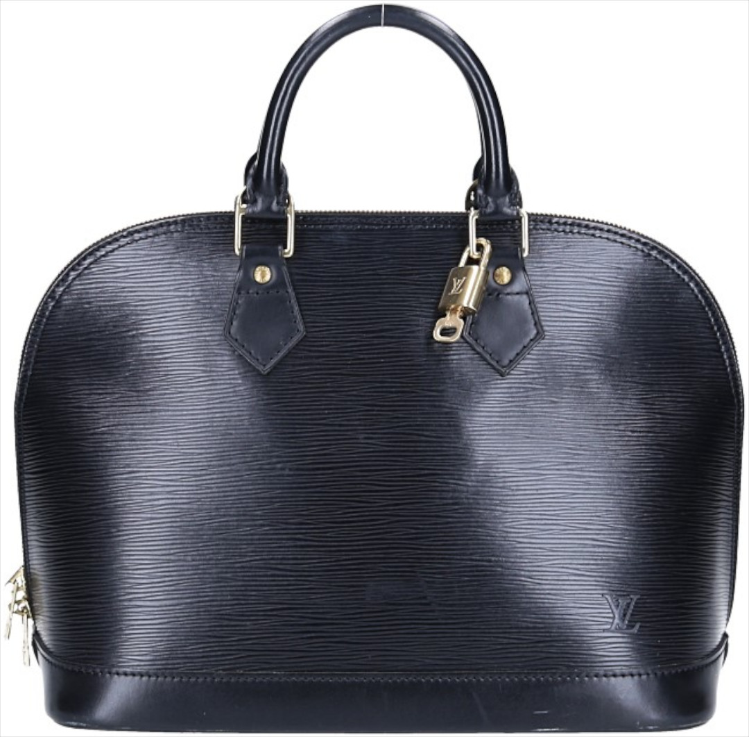 LOUIS VUITTON ALMA PM HENKELTASCHE AUS EPI LEDER IN KOURIL SCHWARZ (M52142)