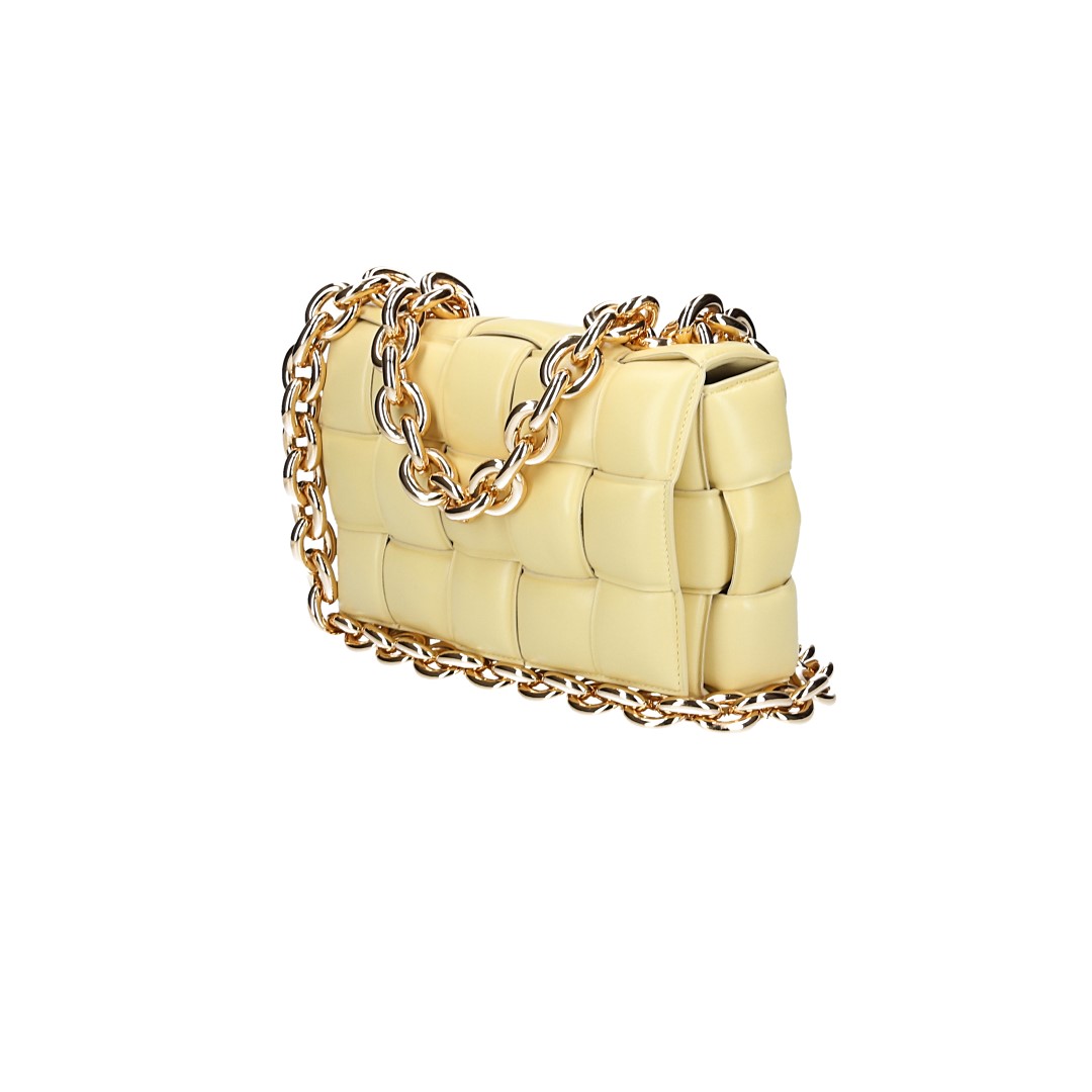 BOTTEGA VENETA CHAIN CASSETTE HANDTASCHE AUS NAPPA LEDER