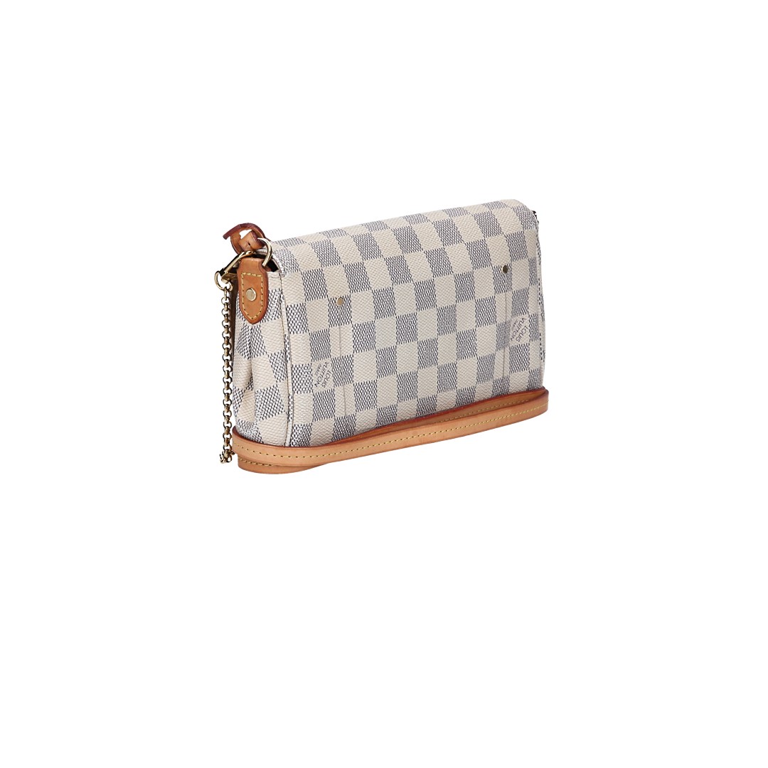 LOUIS VUITTON FAVORITE PM HANDTASCHE AUS DAMIER AZUR CANVAS (N41277)