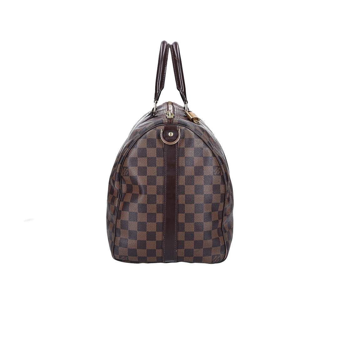 LOUIS VUITTON KEEPALL 45 REISETASCHE AUS DAMIER EBENE CANVAS OHNE SCHULTERRIEMEN (N41428)