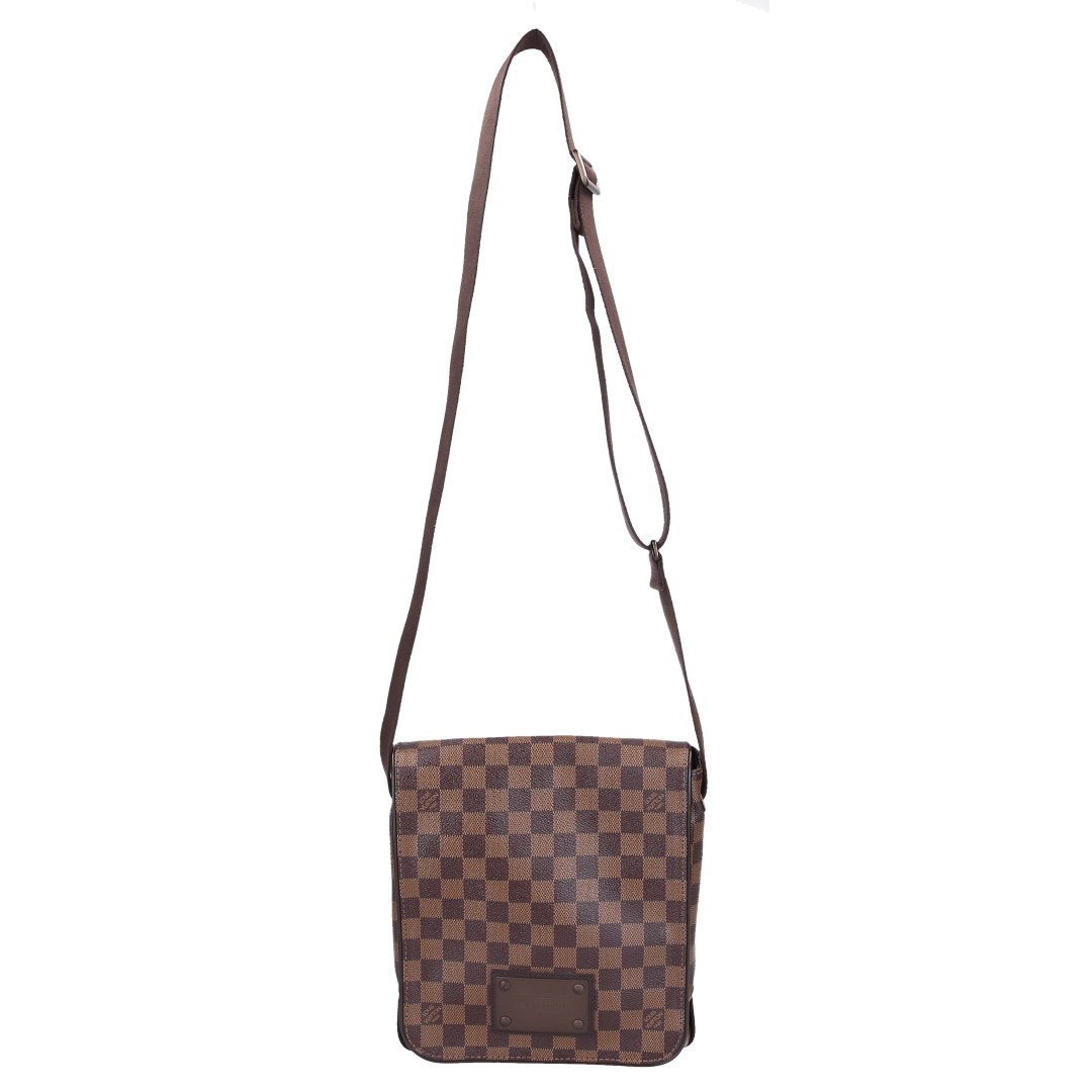 LOUIS VUITTON BROOKLYN PM UMHÄNGETASCHE AUS DAMIER EBENE CANVAS (N51210)