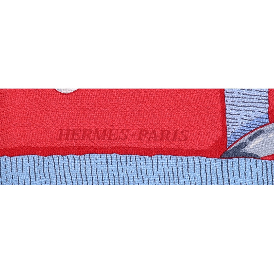 49628_Hermes_Tuch_2D_0007 HERMÈS KASCHMIR-/SEIDENTUCH 140 x 140 CM CHALE 'MORS À JOUETS'