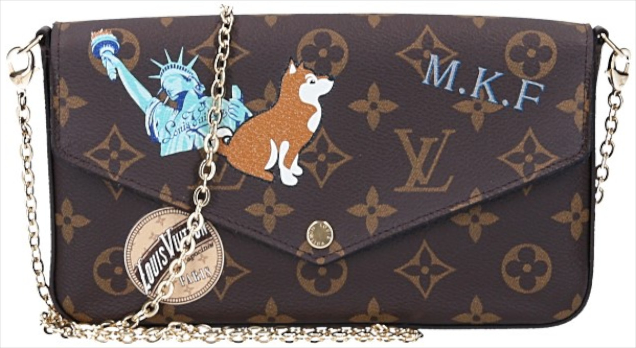 LOUIS VUITTON FÉLICIE POCHETTE HANDTASCHE AUS MONOGRAM CANVAS