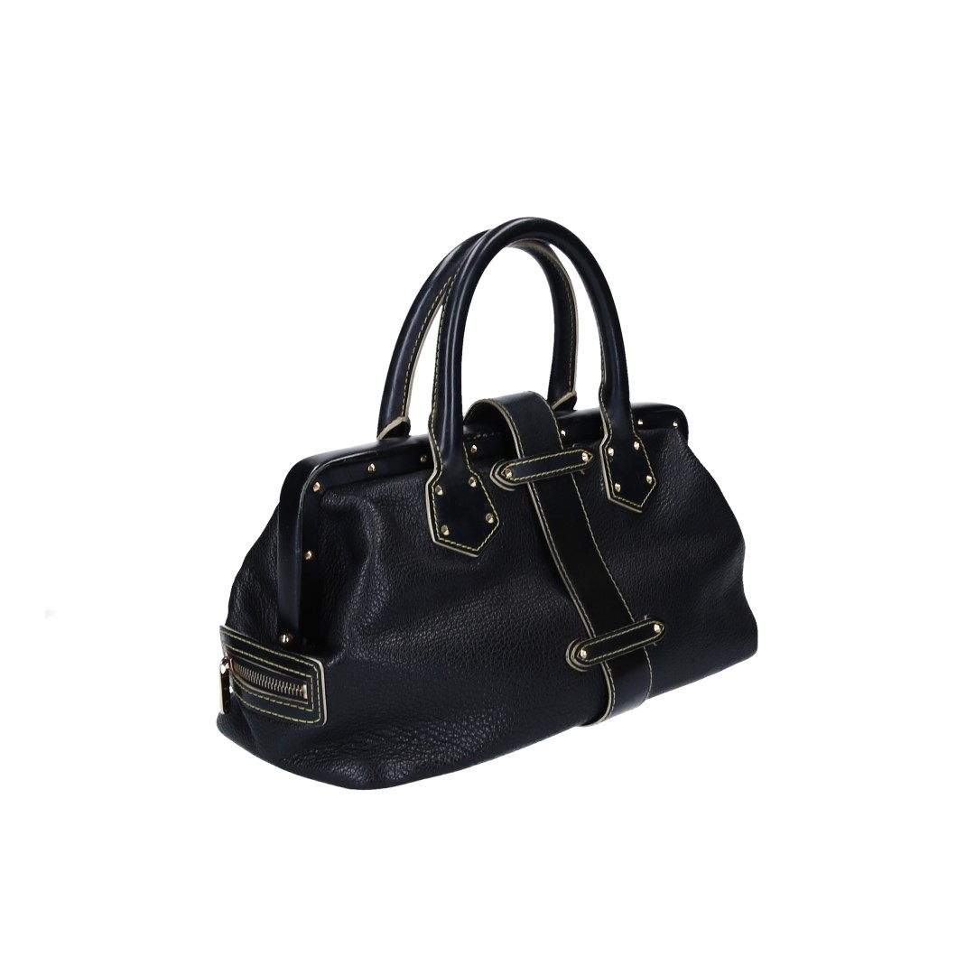 47930-Louis-Vuitton-Handatasche-Schwarz_2D_0004 LOUIS VUITTON L'INGENIEUX PM HANDTASCHE AUS SUHALI LEDER IN NOIR (M91805)