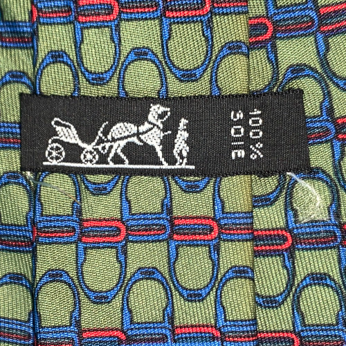 42334-Hermes-Krawatte_2D_0007 HERMÈS KRAWATTE AUS SEIDE '909HA'