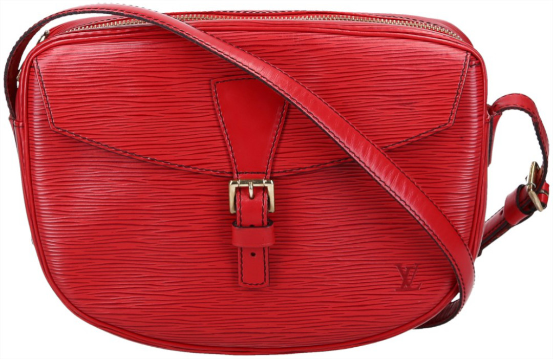 LOUIS VUITTON JEUNE FILLE UMHÄNGETASCHE AUS EPI LEDER IN CASTILLIAN ROT (M52157)