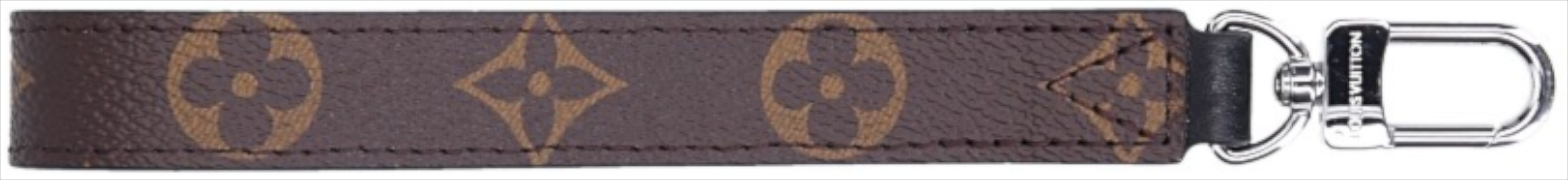 48884-LouisVuitton-Schlusselanh-anger_2D_0006 LOUIS VUITTON HANDGELENK-RIEMEN AUS MONOGRAM MACASSAR CANVAS
