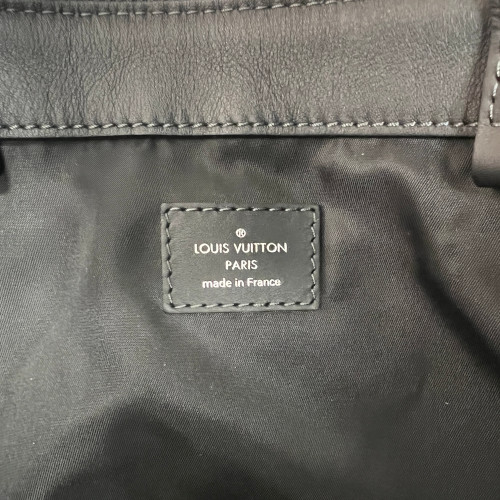 LOUIS VUITTON BUSINESS-HANDTASCHE AUS GLATTLEDER IN GRAU