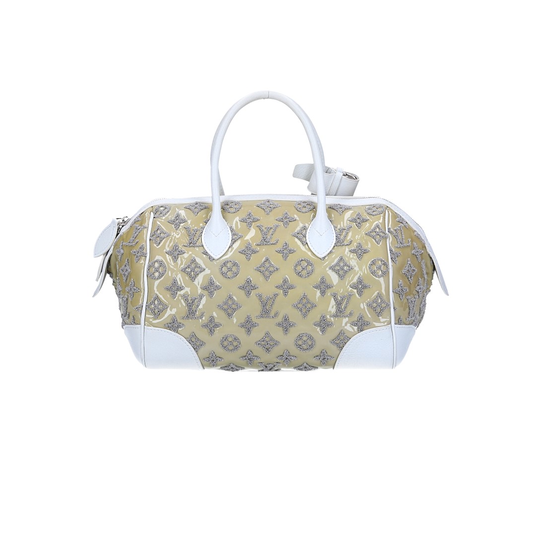 LOUIS VUITTON SPEEDY ROUND HENKELTASCHE AUS MONOGRAM SORBETTO