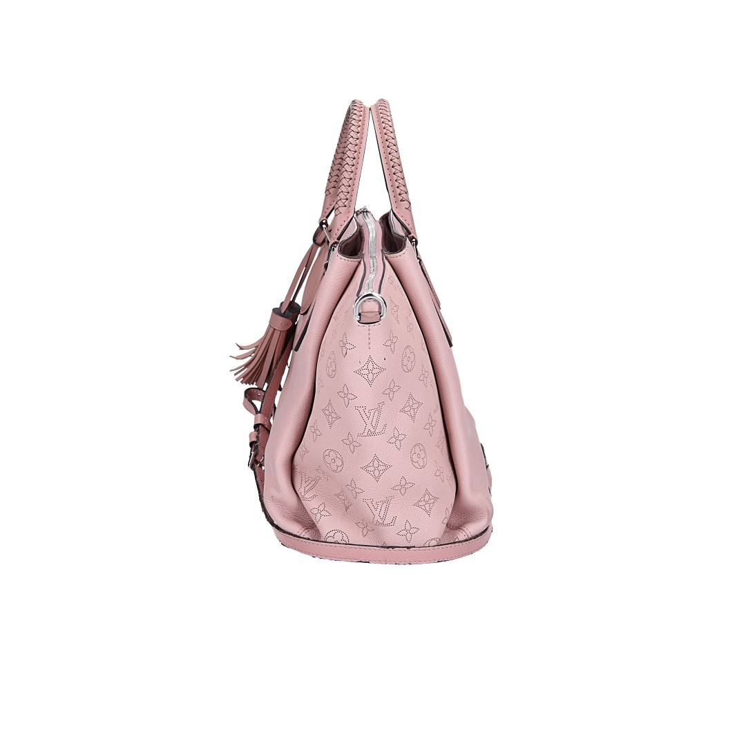 LOUIS VUITTON HAUMEA HANDTASCHE AUS MONOGRAM MAHINA LEDER IN MAGNOLIA (M55030)